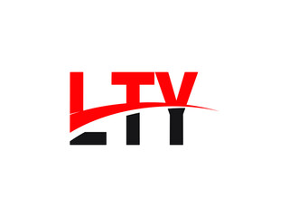 LTY Letter Initial Logo Design Vector Illustration