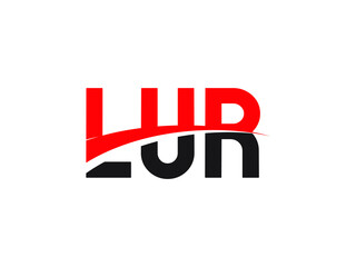 LUR Letter Initial Logo Design Vector Illustration
