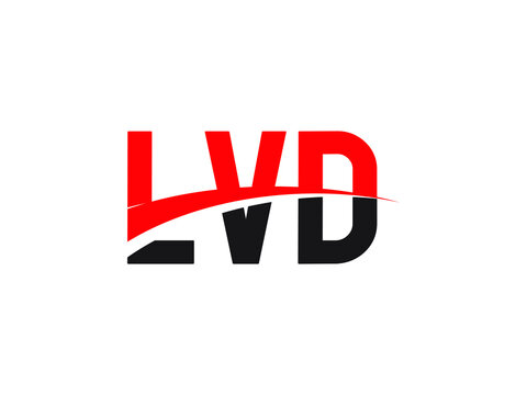 LVD Letter Initial Logo Design Vector Illustration