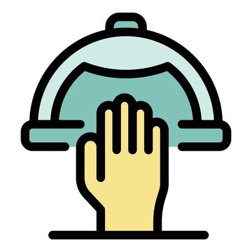 recommend clip art: Nail dryer icon. Outline nail dryer vector icon color flat isolated