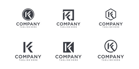 letter k logo design