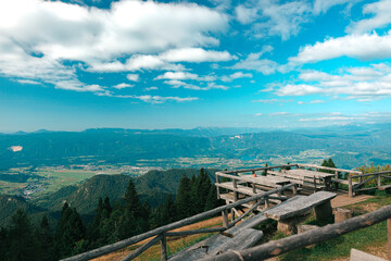 view from the top of the mountain