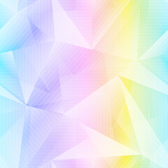 Obraz premium Pastel color triangle geometric pattern.