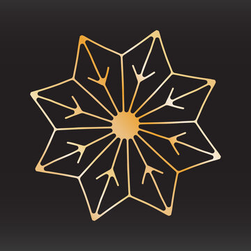 recommend clip art: unique snowflake christmas vector design for brochure banner card sticker