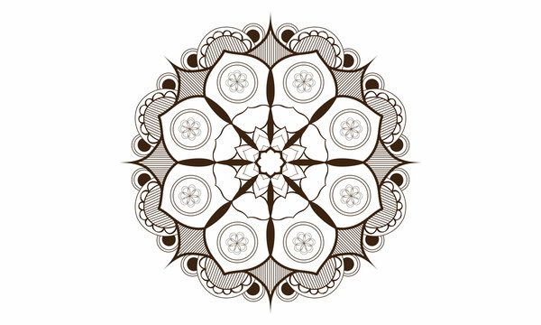 decoration mandala design vector file free download