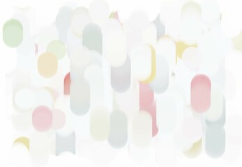 Circular pattern. Watercolor grayish abstract painting.