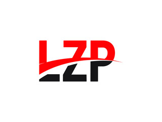 LZP Letter Initial Logo Design Vector Illustration