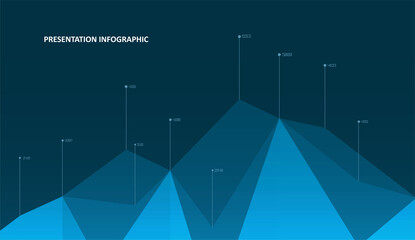 Abstract infographics visualization