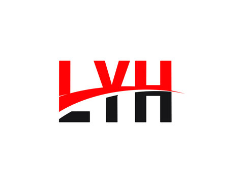 LYH Letter Initial Logo Design Vector Illustration