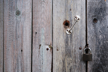 Background image of old gray wooden boards