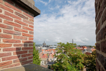 Obraz premium View of Leiden from the Burcht, South Holland Province, The Netherlands