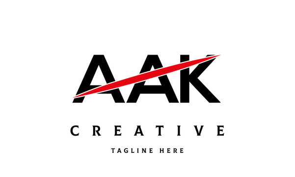 AAK creative three latter logo vector
