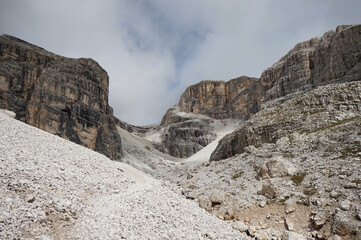 Wanderung Innerfeld / Forcella del Lago / Birkenkofel (Croda dei Baranci): Weg zur Scharte