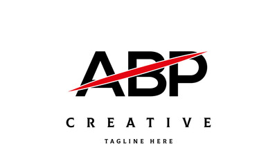 ABP creative three latter logo vector