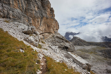 Wanderung Innerfeld / Forcella del Lago / Birkenkofel (Croda dei Baranci): Kleiner Klettersteig