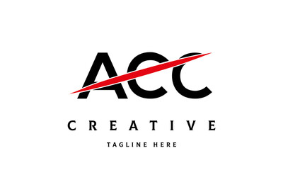 ACC creative three latter logo vector