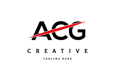 ACG creative three latter logo vector