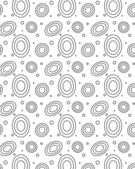 minimalistic modern geometric pattern in the form of circles