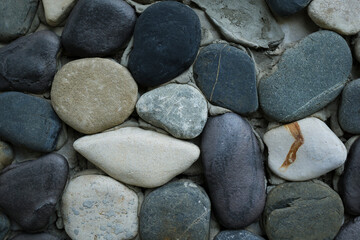 Stone wall texture background.  Close up view 