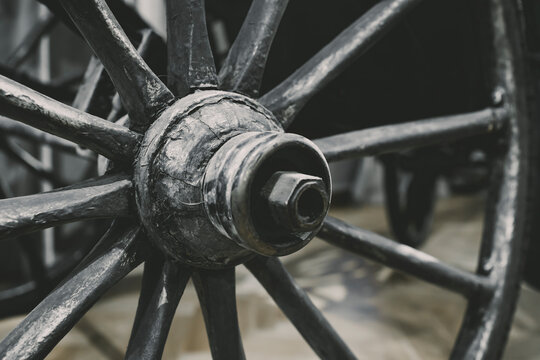 close up of a wheel
