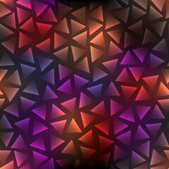 pattern neon triangle