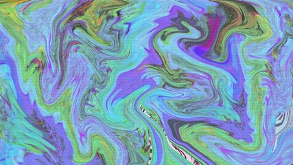 Liquid Abstract Design, Bright and Colorful