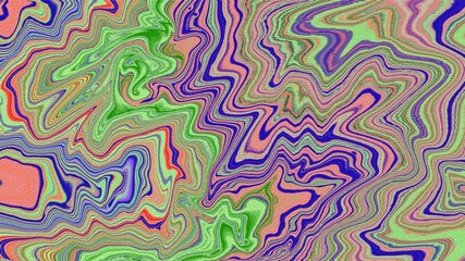 Liquid Abstract Design, Bright and Colorful