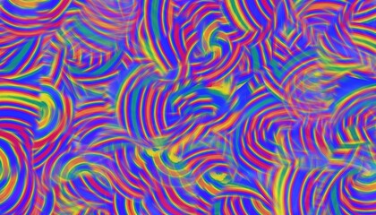 Rainbow Background Pattern Design