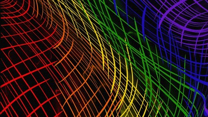 Rainbow Background Pattern Design