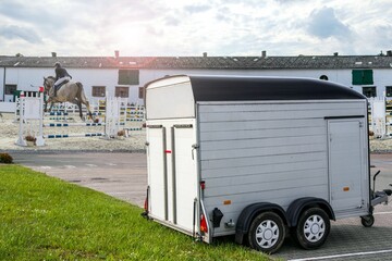 horse carriage. taxi for animals