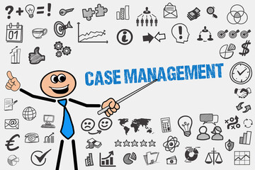 Case Management! - obrazy, fototapety, plakaty
