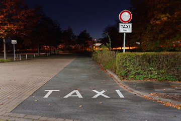 Taxi Parkplatz
