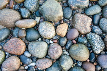 Granitsteine an der Ostseeküste
