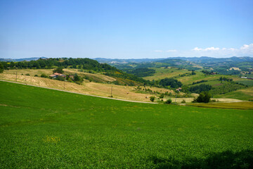 Rural landscape near Guiglia, Emilia-Romagna.