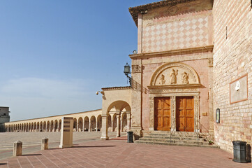 Fototapeta premium Assisi, la Basilica Superiore di San Francesco
