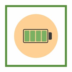 Illustration Full Battery Icon