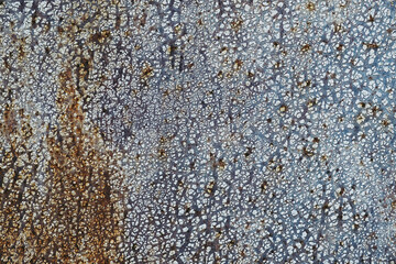 Métal usé rouillé et mouchetis de peinture - Arrière plan style grunge