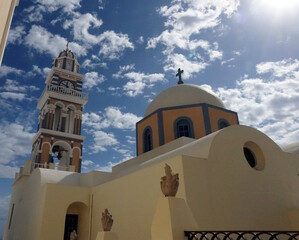 The Catholic church of Agios Stylianos in Fira
