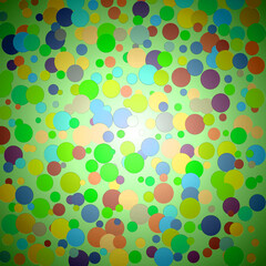 abstract background with circles and light