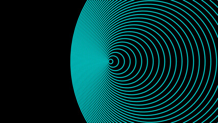 Circular abstract background for graphic design, invitation card, flyer, book cover template, website design, music album, app design. Hypnotic pink circles