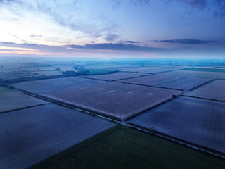 aerial view of norfolk landscape