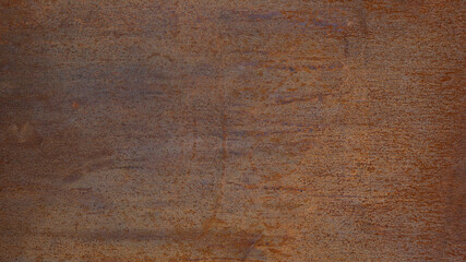 Grunge rusty orange brown metal corten steel stone background texture pattern