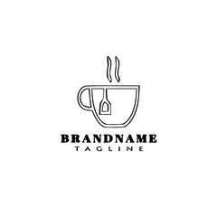 coffee cup logo design template icon vector