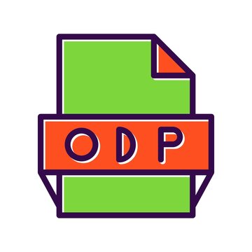 Odp Filled Vector Icon Design
