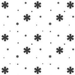 Background with snowflakes. Original illustration with a Christmas background. Winter background. Bitmap image.