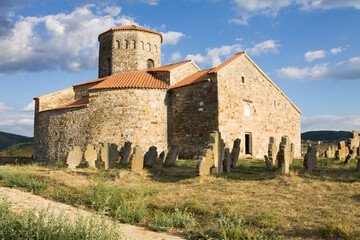 Fototapeta na wymiar The Orthodox Peter's Church near Novi Pazar town in Serbia