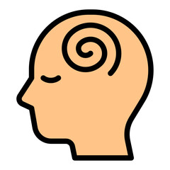 relax filled outline icon