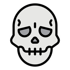 suicide filled outline icon