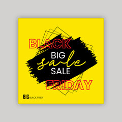 Fototapeta na wymiar Black Friday Big Sale