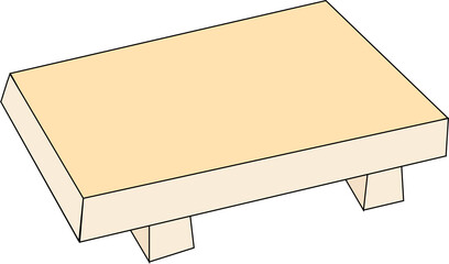 寿司下駄のイラスト素材